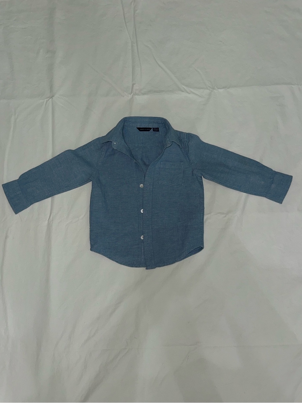 Janie and Jack Light Blue Boys' Button-Down Shirt